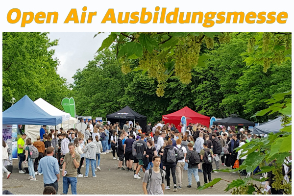 Open Air die Fachkräfte von morgen gewinnen - erfolgreiche Ausbildungsmesse