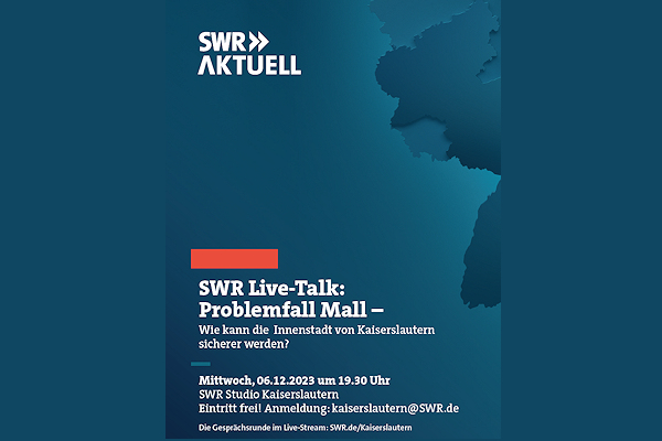 SWR Live-Talk: Problemfall Mall, am 06.12.2023
